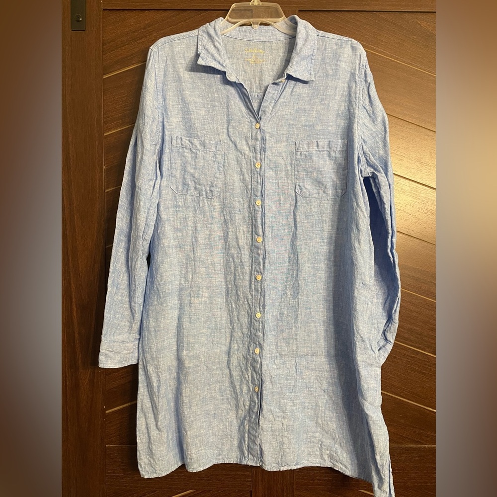 Lilly Pulitzer Sea View Cover Up Boca Blue size XL EUC